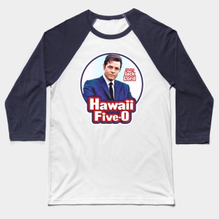 Hawaii 5-0 Starring Jack Lord Baseball T-Shirt